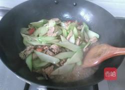 佛手瓜炒肉片的做法图解5