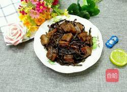 缸豆干红烧肉的做法图解9