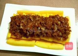 南瓜蒸肉的做法图解6