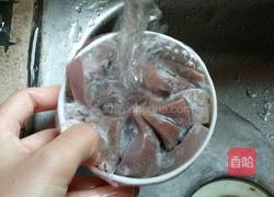 枸杞叶猪肝汤的做法图解2