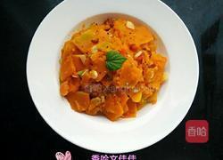 海米南瓜的做法图解8