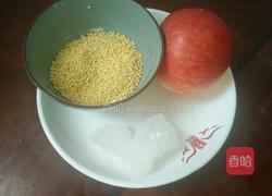 苹果小米粥的做法图解1