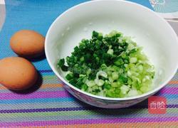 香葱煎蛋的做法图解2