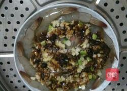 蒜蓉粉丝蒸开边虾的做法图解10