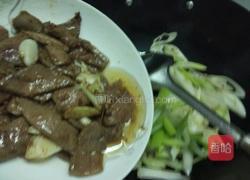 大葱炒猪肝的做法图解8