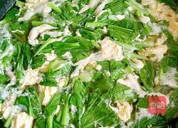 青菜鸡蛋汤的做法图解5