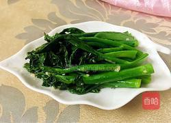 蒜蓉炒芥兰的做法图解11