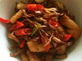 干豆角炒五花肉