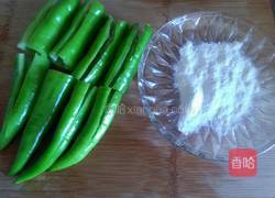 煎酿虎皮尖椒的做法图解4