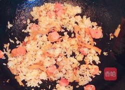 韩式辣白菜炒饭的做法图解4