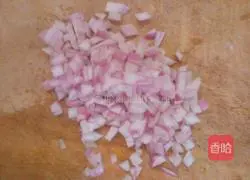 Illustration of how to make tomato sauce fried rice 2