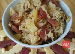 香菇腊肠土豆焖饭的做法图解10