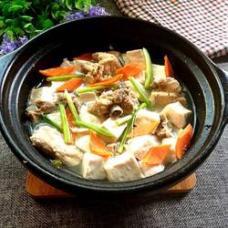 排骨炖豆腐的做法[图]