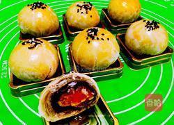 红豆蛋黄酥的做法图解15