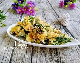 鸭蛋炒韭菜[图]