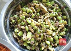 雪菜榨菜毛豆炒肉丝的做法图解7