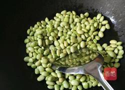 雪菜榨菜毛豆炒肉丝的做法图解4