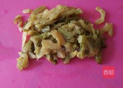 雪菜榨菜毛豆炒肉丝的做法图解5