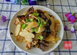 山药木耳炒肉片的做法图解8