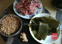 黄豆海带排骨汤的做法图解2
