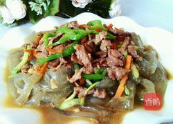 拉皮炒肉丝的做法图解6