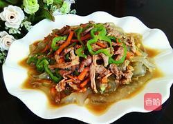 拉皮炒肉丝的做法图解7