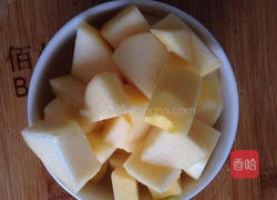 美味牛奶苹果西米露的做法图解5