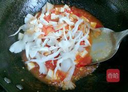 西红柿炒蘑菇鸡蛋浇汁手擀面的做法图解9