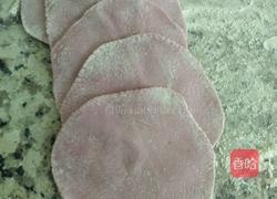 紫薯猪肉大葱饺子(紫薯皮)的做法图解5