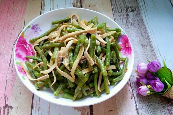 豆角豆腐皮