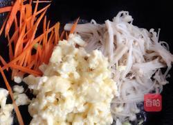 金针菇炒蛋的做法图解8