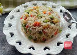 Korean kimchi fried rice recipe 7