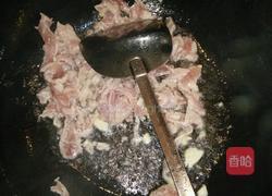 大葱炒肉的做法图解2