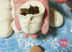 雪菜素包子的做法图解5