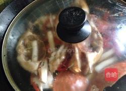 梭子蟹炒年糕的做法图解4