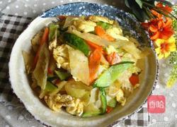 鸡蛋炒饼的做法图解9