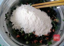 木耳菜煎饼的做法图解5