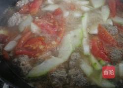 冬瓜番茄肉丸汤的做法图解7