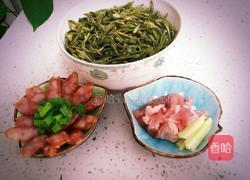 腊肠炖干豆角的做法图解5