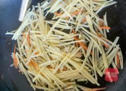 土豆丝炒莜面的做法图解4