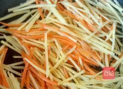 土豆丝炒莜面的做法图解5