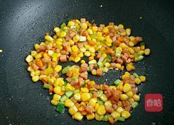 玉米炒火腿的做法图解8