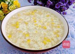 玉米葛根蛋花羹的做法图解7