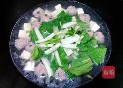 白菜丸子汤的做法图解7