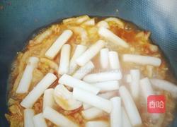 泡菜炒年糕的做法图解6