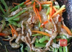 炒肉拉皮的做法图解10