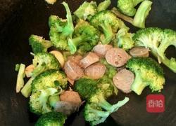 西兰花炒牛肉丸的做法图解6