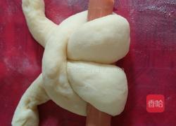 酸奶萌兔火腿面包的做法图解10