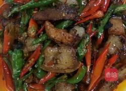 尖椒炒肉的做法图解4