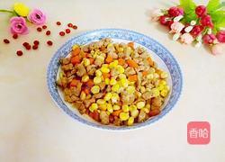 玉米炒肉的做法图解5